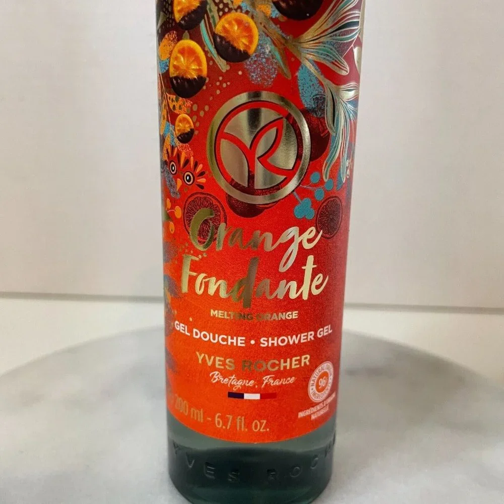 Yves Rocher Orange Fondante‎ Shower Gel 6.7 oz New